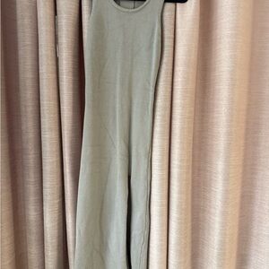 Sleeveless Olive Green dress